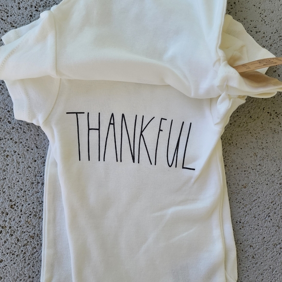Rae Dunn Thanksgiving/holiday onesie - Picture 4 of 5